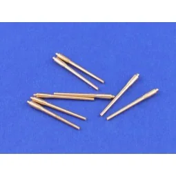 Set of 8 pcs 380 mm long barrels for ships Richelieu, Jean Bart, 1/... 2