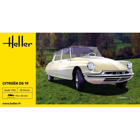 Citroen DS 19, 1/43 - Heller 80162 Citroen DS 19, 1/43 - Heller 80162