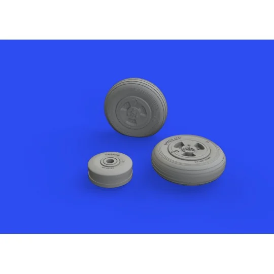 Vampire F.3 wheels, 1/48 - Eduard Accessories 648741