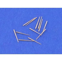 Set of12 pcs 100 mm barrels for ships Richelieu, Jean Bart, 1/700 -... 2