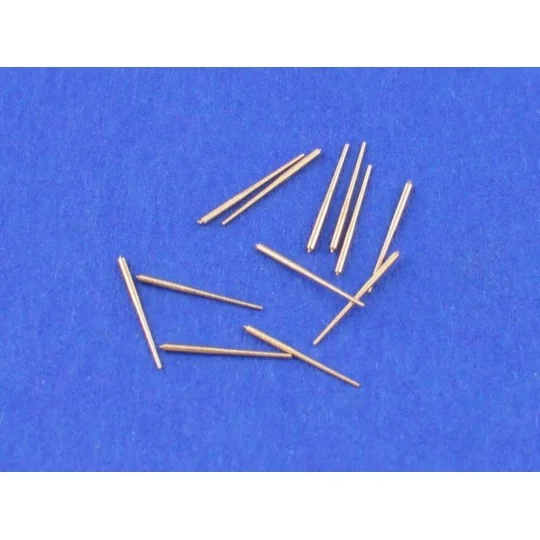 Set of12 pcs 100 mm barrels for ships Richelieu, Jean Bart, 1/700 -...