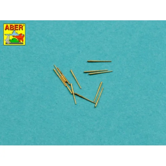 Set of12 pcs 100 mm barrels for ships Richelieu, Jean Bart, 1/700 -...