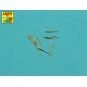 Set of12 pcs 100 mm barrels for ships Richelieu, Jean Bart, 1/700 -...