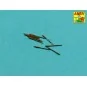 Set of 9 pcs 152 mm barrels for ships Richelieu, Jean Bart, 1/700 -...
