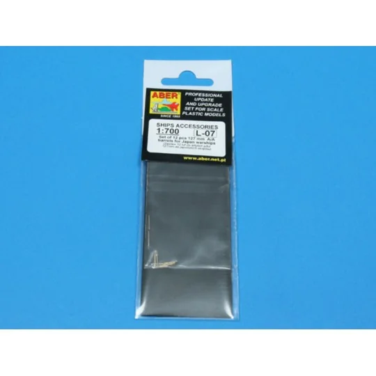 Set of 12 pcs 127 mm barrels for ships Yamato, Musashi, 1/700 - Abe...