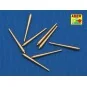 Set of 8 pcs 381mm long barrels for turrets without antiblast cover...