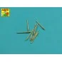 Set of 9 pcs 460 mm barrels for ships Richelieu, Jean Bart, 1/700 -...