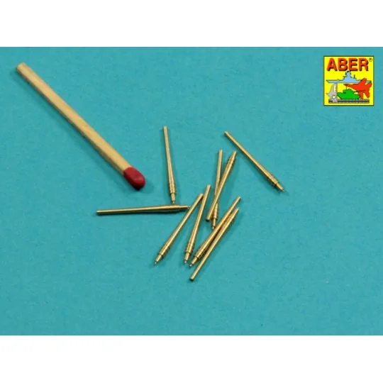 Set of 9 pcs 460 mm barrels for ships Richelieu, Jean Bart, 1/700 -...