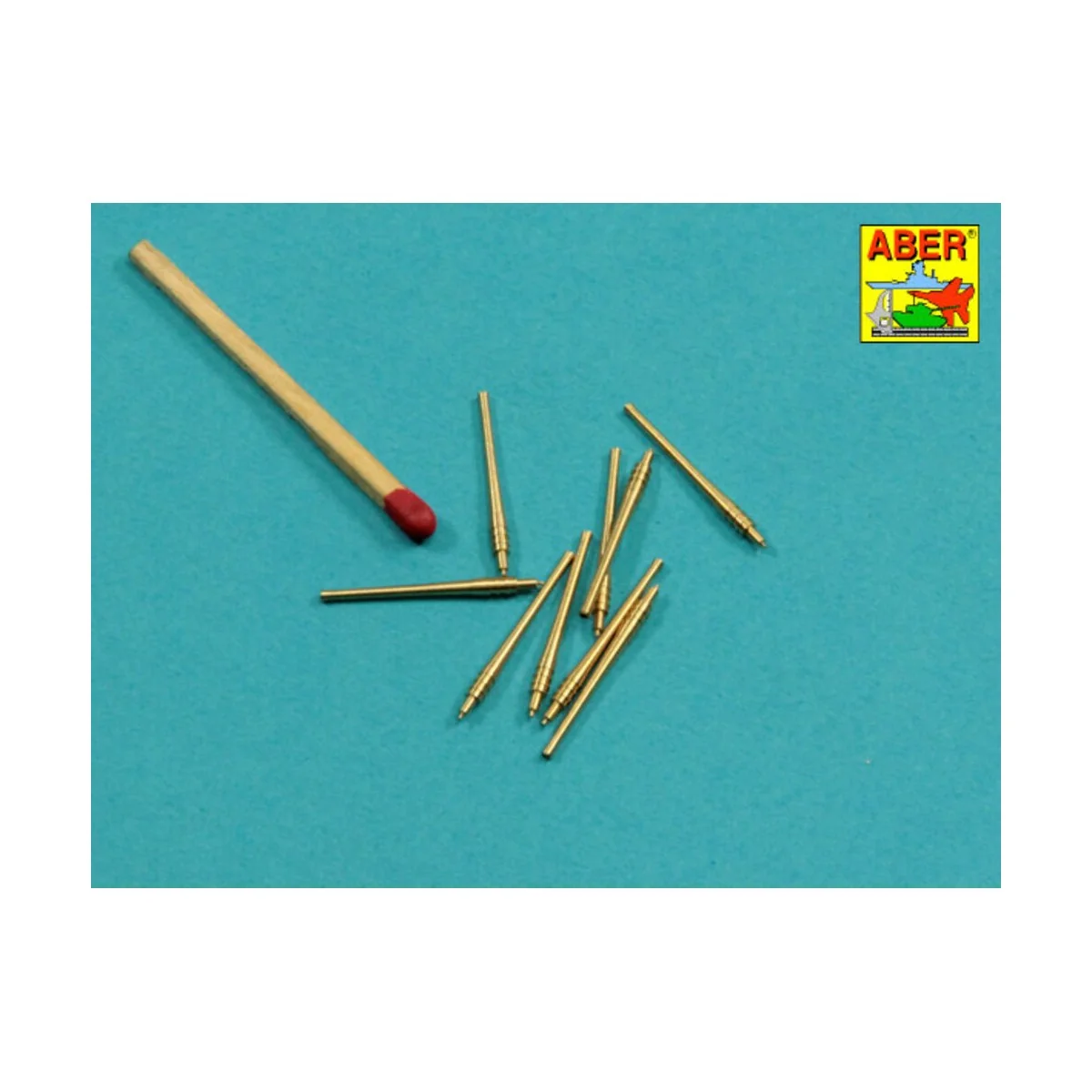 Set of 9 pcs 460 mm barrels for ships Richelieu, Jean Bart, 1/700 -...