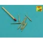 Set of 9 pcs 460 mm barrels for ships Richelieu, Jean Bart, 1/700 -...