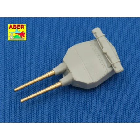 Set of 8 pcs 381mm short barrels for turrets with antiblast covers ...
