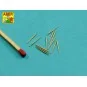 Set of 12 pcs 155 mm barrels for ships Yamato, Musashi, 1/700 - Abe...
