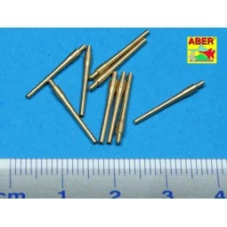 9 pcs 406 mm short barrels for North Carolina, 1/700 - Aber Models ...