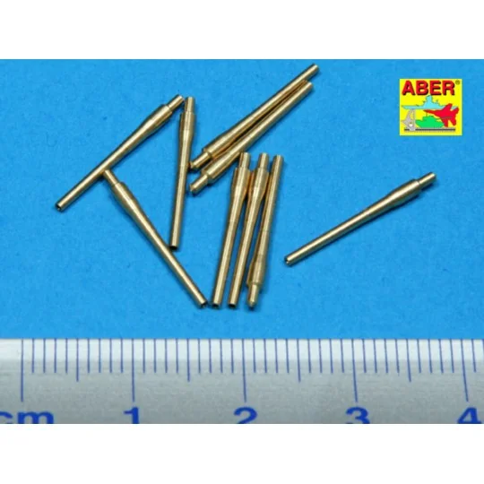9 pcs 406 mm short barrels for North Carolina, 1/700 - Aber Models ...