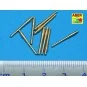 9 pcs 406 mm short barrels for North Carolina, 1/700 - Aber Models ...