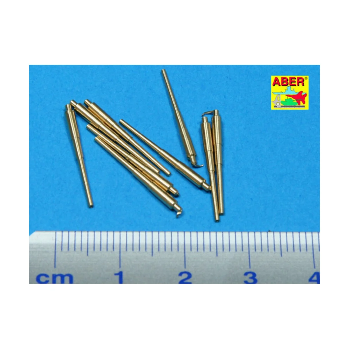 9 pcs 406 mm long barrels for North Carolina, 1/700 - Aber Models R...