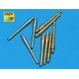 9 pcs 406 mm short barrels for North Carolina, 1/700 - Aber Models ...