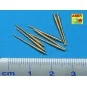 8 pcs 380 mm barrels for Bismarck, 1/700 - Aber Models RE-700 L14