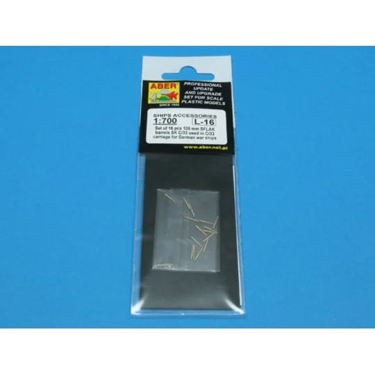 16 luf 105 mm typu C/33 do Niemieckich okr., 1/700 - Aber Models RE...