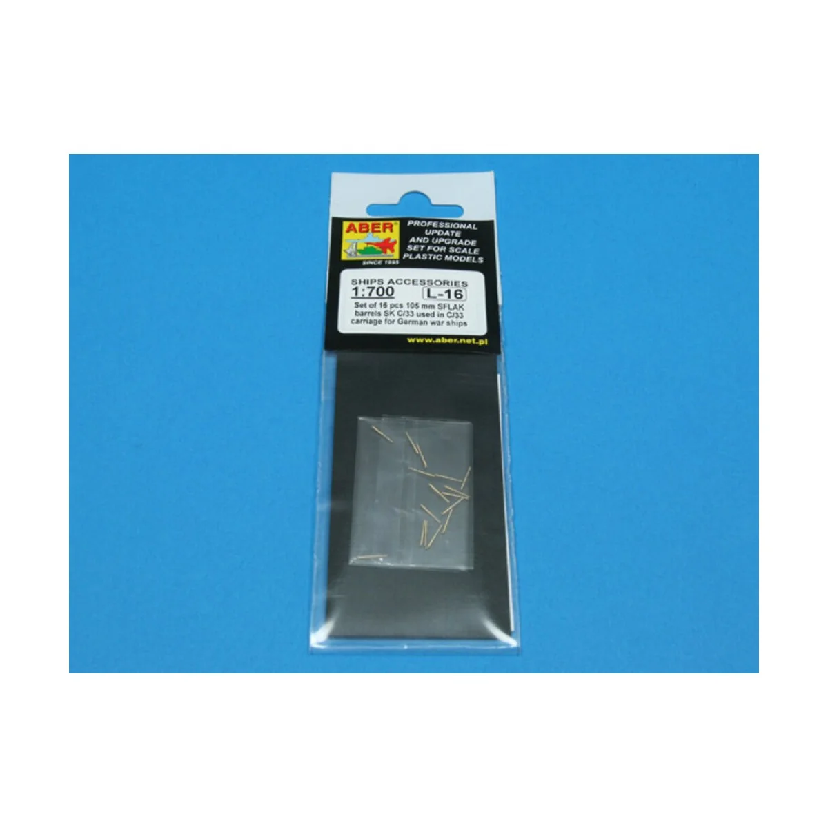 16 luf 105 mm typu C/33 do Niemieckich okr., 1/700 - Aber Models RE...