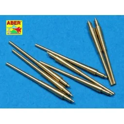 8 pcs 380 mm barrels for Bismarck, 1/700 - Aber Models RE-700 L14 2
