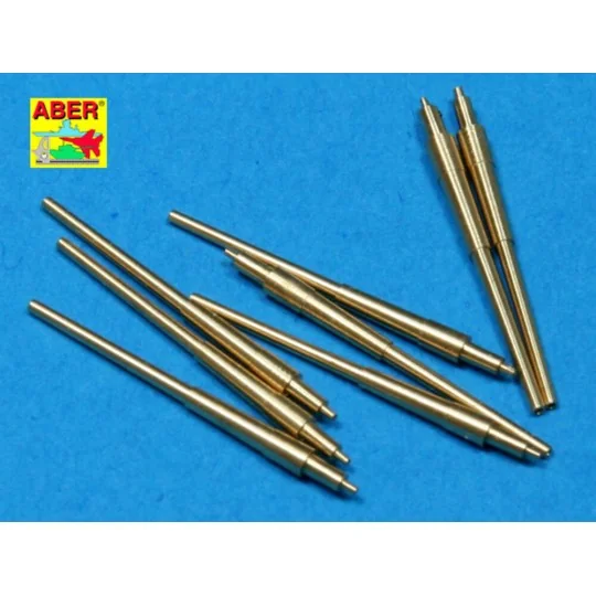 8 pcs 380 mm barrels for Bismarck, 1/700 - Aber Models RE-700 L14