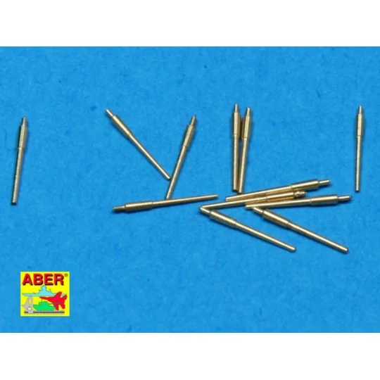 12 pcs 150 mm barrels for Bismarck, 1/700 - Aber Models RE-700 L15