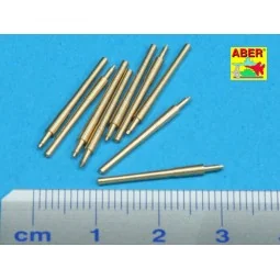 9 pcs 406 mm barrels for Nelson, Rodney, 1/700 - Aber Models RE-700...