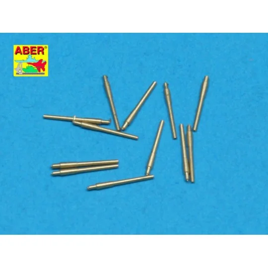 12 pcs 152 mm barrels for Nelson, Rodney, 1/700 - Aber Models RE-70...