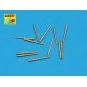 12 pcs 152 mm barrels for Nelson, Rodney, 1/700 - Aber Models RE-70...