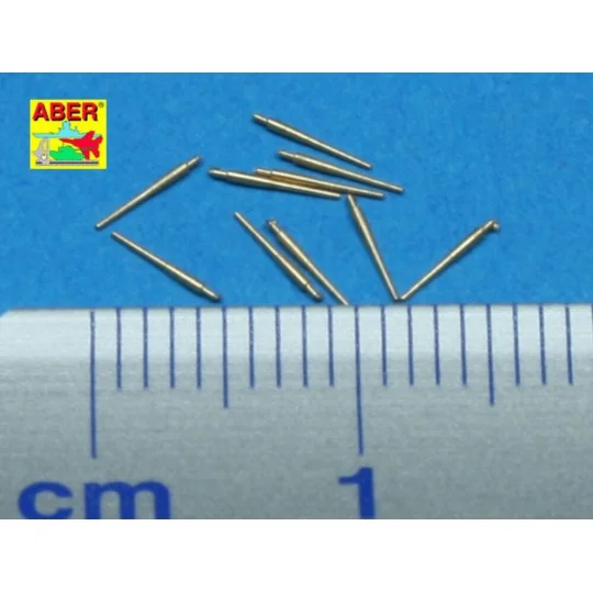 10 pcs 120 mm barrels for Royal Navy, 1/700 - Aber Models RE-700 L20