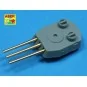9 pcs 406 mm barrels for Nelson, Rodney, 1/700 - Aber Models RE-700...