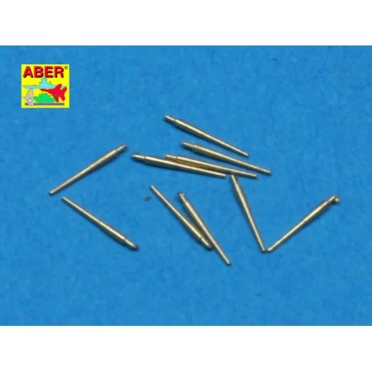 10 pcs 120 mm barrels for Royal Navy, 1/700 - Aber Models RE-700 L20