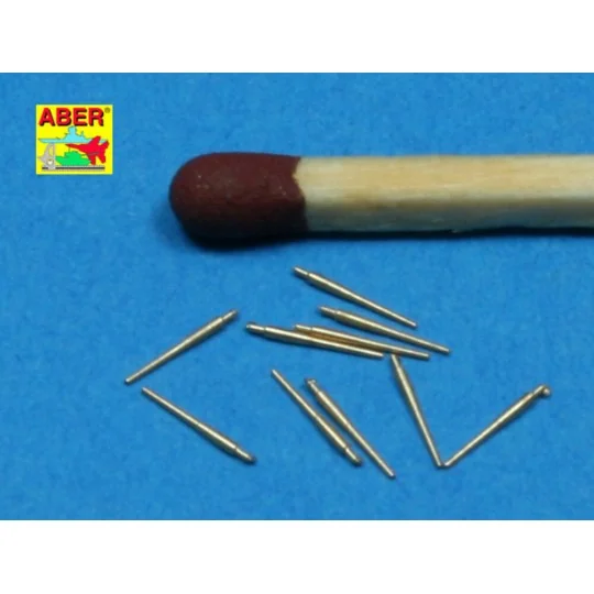 10 pcs 120 mm barrels for Royal Navy, 1/700 - Aber Models RE-700 L20