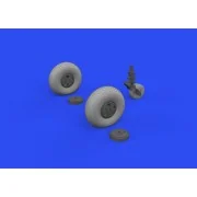 Mosquito wheels, 1/48 - Eduard Accessories 648746 Mosquito wheels, 1/48 - Eduard Accessories 648746