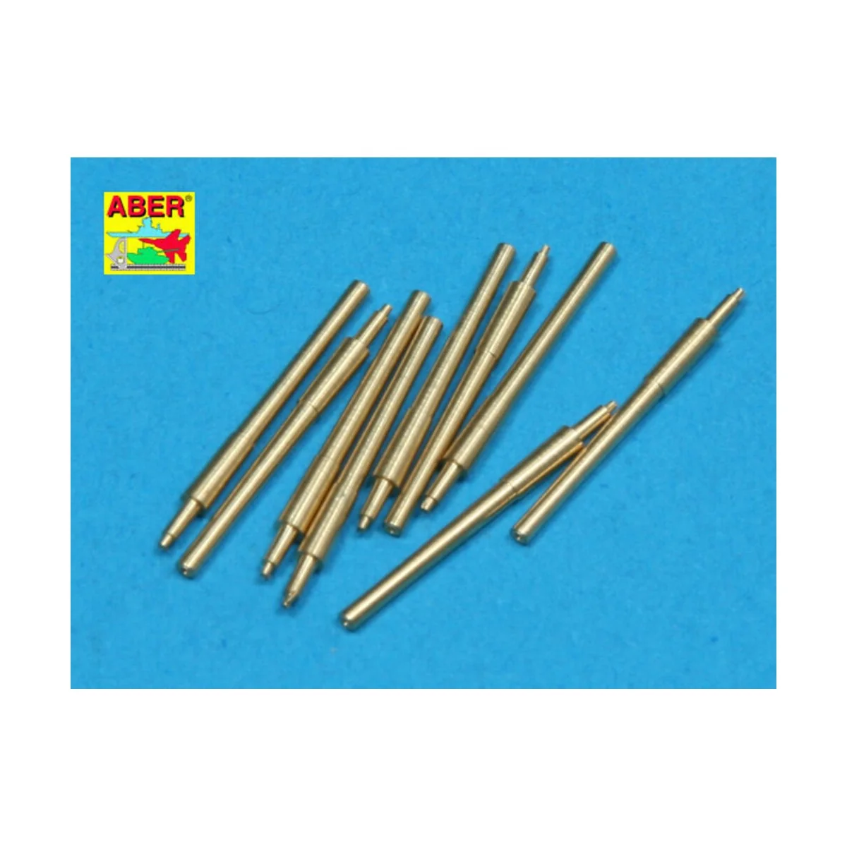 9 pcs 406 mm barrels for Nelson, Rodney, 1/700 - Aber Models RE-700...