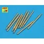9 pcs 406 mm barrels for Nelson, Rodney, 1/700 - Aber Models RE-700...