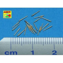 20 pcs 102mm barrels for Royal Navy, 1/700 - Aber Models RE-700 L21 2