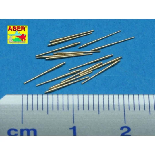 16 pcs 133mm barrels for King George V, 1/700 - Aber Models RE-700 L23