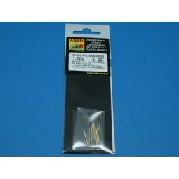 10 pcs 356 mm barrels Navy King George V, 1/700 - Aber Models RE-70... 2