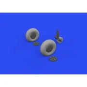 Mosquito wheels 1/48 - Eduard Accessories 648746