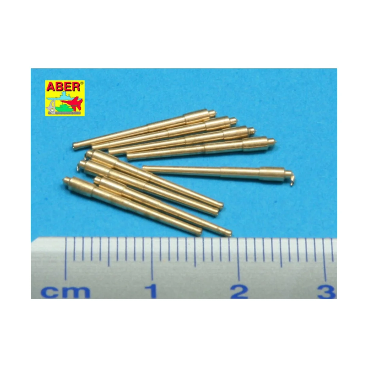 Set of 9 pcs 406 mm barrels for Missouri, 1/700 - Aber Models RE-70...