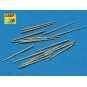 16 pcs 133mm barrels for King George V, 1/700 - Aber Models RE-700 L23