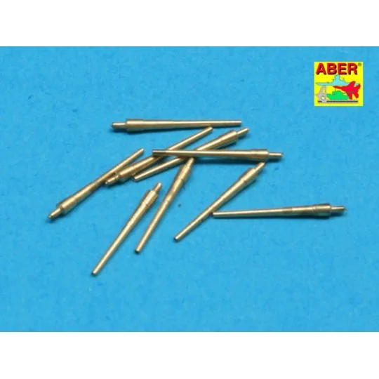Set of 9 pcs 203 mm barrels for San Francisco type, 1/700 - Aber Mo...