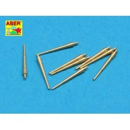 Set of 9 pcs 203 mm Barrels for New Orleans type, 1/700 - Aber Mode...