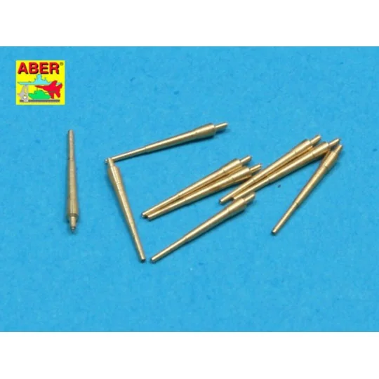 Set of 9 pcs 203 mm Barrels for New Orleans type, 1/700 - Aber Mode...