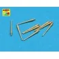 Set of 9 pcs 203 mm Barrels for New Orleans type, 1/700 - Aber Mode...