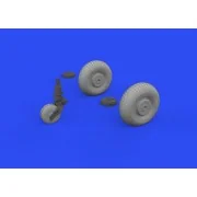 Mosquito wheels 1/48 - Eduard Accessories 648746