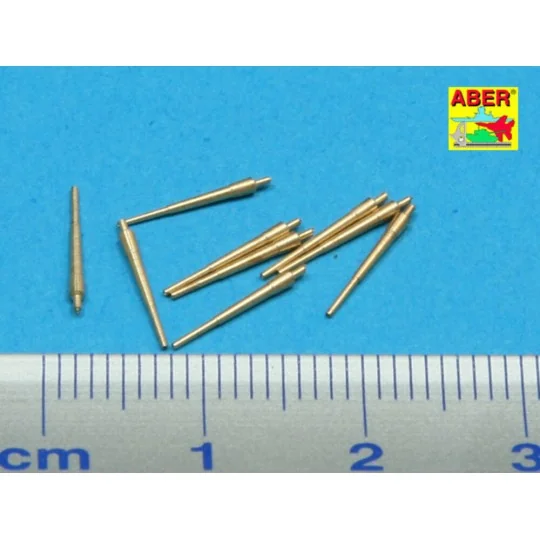 Set of 9 pcs 203 mm Barrels for New Orleans type, 1/700 - Aber Mode...
