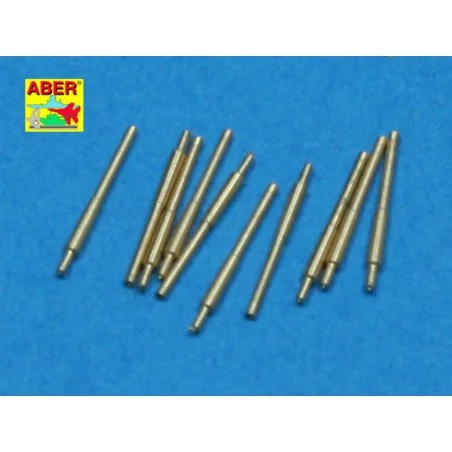 10 pcs 203 mm barrels for Atago, 1/700 - Aber Models RE-700 L27
